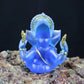 Handmade Resin Lord Ganesha Statue Elephant God Ganpati Figurine for Home Altar Hindu Decor Prosperity Gift
