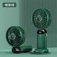 Mini Handheld Fan Foldable Neck Hanging Fan 5 Speed USB Rechargeable Portable Cool Fan with LED Digtal Display Low Noise Summer