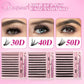 LASHVNNA Lash Clusters Kit With Waterproof Strong Hold DIY Lash Extension Kit Lash Bond And Seal And Eyelash Tweezers Makeup