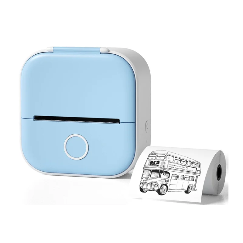 ABBN-Portable Mini Thermal Label Printer Home Photo Printer Student Wrong Question Printer Mini Label Printer Price Tag Durable