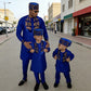 H&D African Clothing For Man Traditional Agbada Sets 2PCS For Boy Thobe Pant Embroidery Wedding Party Father Son Suits Plus Size