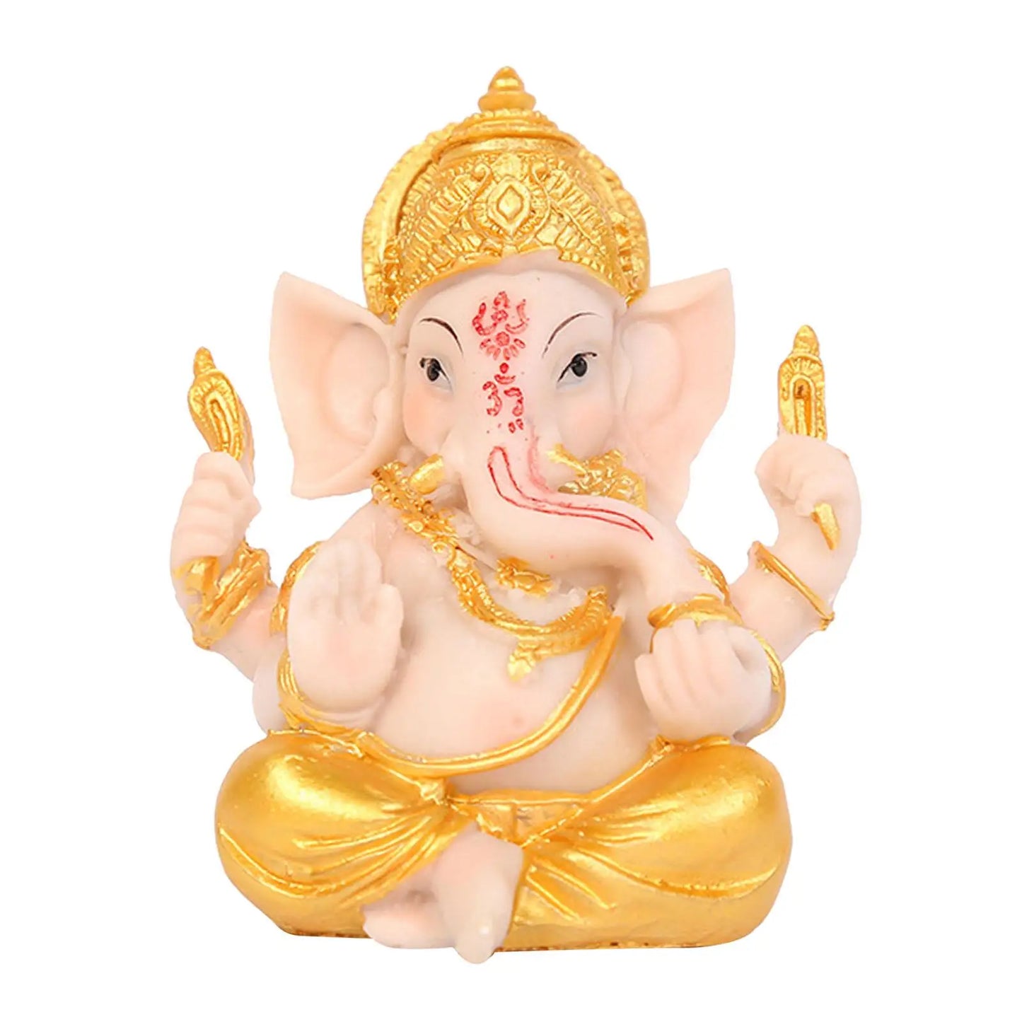 Ganesh Figurine Elephant Statue Ganesha Sculpture Decoration Home Crafts