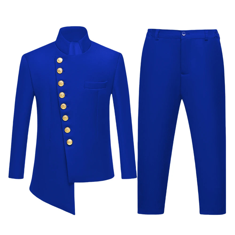 DMDRS Kids Formal Suit Set from Toddler to Teen - Ship Today Graduation Recital Communion Tuxedo - Jacket Pants Outfit