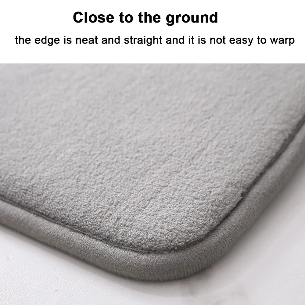 Super absorbent floor mat, super absorbent bath mat, super anti slip coral velvet bathroom floor mat, door mat