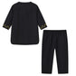 Autumn New Middle Eastern Button Round Tie Pocket Robe Set with Arabic Embroidery Pattern for Middle Eastern Children