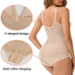 Bodysuit Shapewear for Women Tummy Control V-Neck Cross Design Butt Lifting Shaper Invisible for Daily Wear