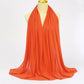 Muslim Chiffon Hijabs For Woman Long Solid Color Head Wrap For Women Shawls Scarves Ladies Muslim Veil Hijab