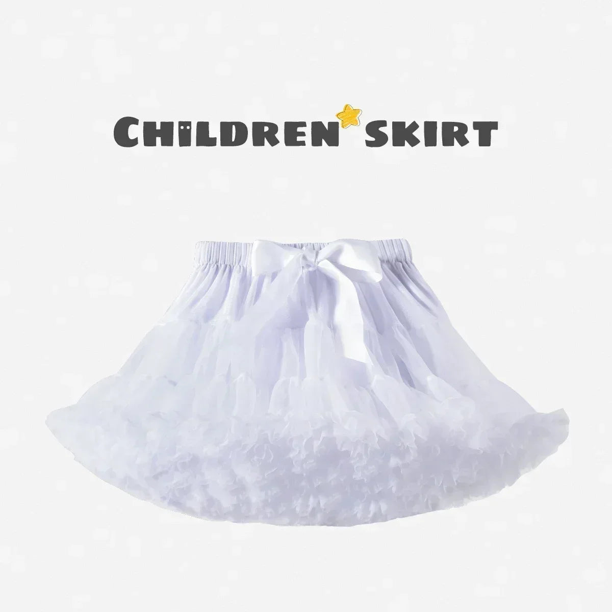 Children's Skirt Baby Girls Tutu Skirt Fluffy Children Ballet Kids Pettiskirt Baby Girl Skirts Princess Tulle Party Dance Skirts