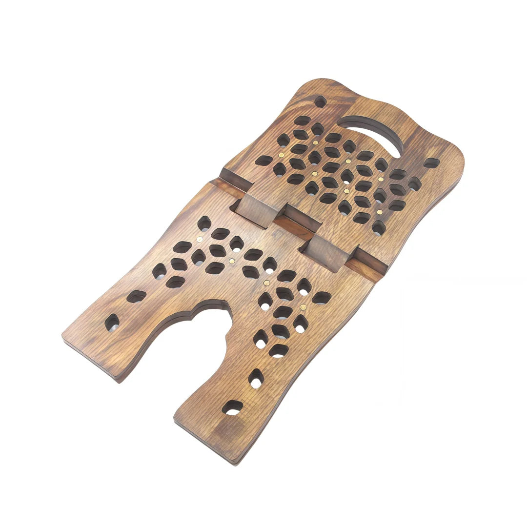 Muslim Al-Quran Handheld Book Stand Wooden Prayer Books Shelf for Koran Holy Bible Books Eid Ramadan Reading Shelf for Muslim