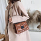 Yogodlns Vintage Rivet Chain Small Shoulder Bags For Women Flap PU Leather Fashion Small Square Crossbody Bag Designer Handbag
