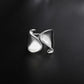 Charm 925 Sterling Silver Rings For Women elegant Simple adjustable Fashion Wedding Engagement Party Gifts Jewelry