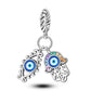 Hot Sales 925 Sterling Silver Charms Beads Devil's Eye Fatima's Hand Cross Beads Fit Original Bracelet Women DIY Jewelry Gifts