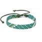 Geometric Polka Dot Palestine Bracelet for Men Women Hand Multicolor Weave Arabic Style Gaza Flag Jewelry Accessories