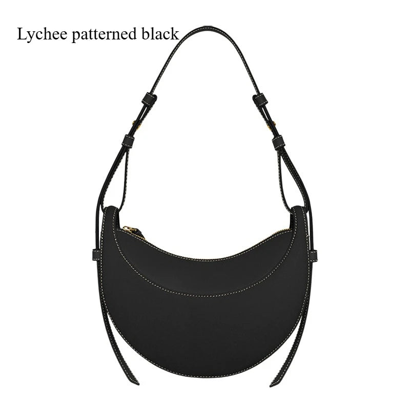 2025 Fashion Women's Bag High quality niche design Saddle bag Single shoulder crossbody bag Underarm bag