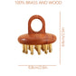 Radiant Skin Savior Lymphatic Detox Face Massager Fades Wrinkles Firms Jawline and Eyes Natural Copper Wood Beauty Tool