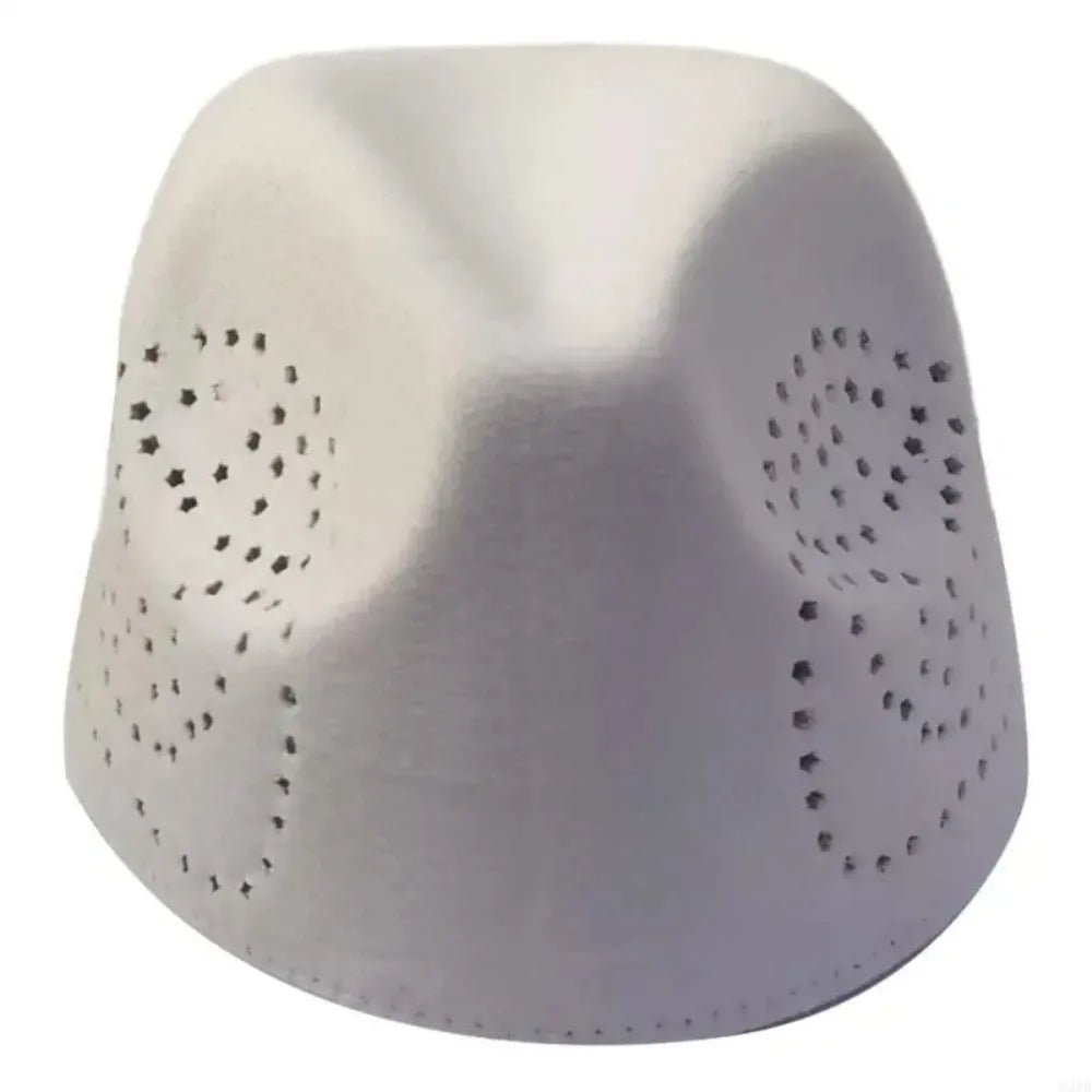 New Fabric Prayer Caps Soft Breathable Taqiyah Hat Hollowout Ethnic Festival Caps Worship