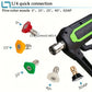 Heavy Duty 5000PSI Pressure Washer Gun, 1/4" Quick Connect, G3/8 Thread Stainless Steel Spray Gun for Car Cleaning
