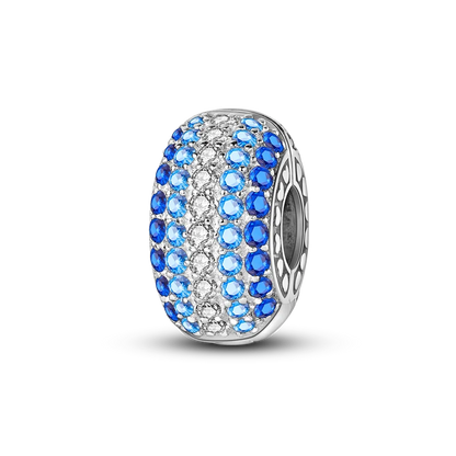 Daisy Clip Charm with Cubic Zirconia-Style Detail