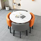 Nordic Round Dining Tables Set for Dining Room Furniture Kitchen Dining Table Set with 4 Chairs Home  Light Luxury Center Tables