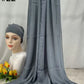 110colors Modal Hijab with Modal Undercap Set Basic Stretchy Pullover Headscarf Thin Breathable Sunscreen Head Wrap Hijabs Scarf