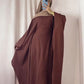 Ramadan Eid Soft Crepe Khimar Batwing Abaya Dubai Islam Muslim Modest African Dresses For Women Kaftan Kebaya Robe Femme Musulma