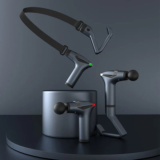 Hot Selling Long-handle Electric Massage Gun: Multifunctional for Muscle Relaxation, Deep Tissue Percussion Relief