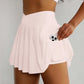 2 in 1 Jogger Flowy Athletic Shorts for Women Gym Yoga Workout Running Tennis Skirt Comfy Skort Lounge Cute Clothes Casual Wear