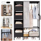 Heavy Duty Metal Clothes Rails Storage Garment Shelf Hanging Rack Display Stand+