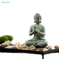 ♥Buddha Statue Set – Sandstone Finish, Various Poses, Zen Home Decor for Meditation & Spiritual Space