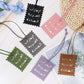 Square Leather UAE Letter Pendant Arabic Travel Label Hanging Ornament Women's Handbag Bag Pendant Personalized Creative Gift