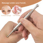 1pc Stainless Steel Acupuncture Stick - Double-Ended, with Large Heads for Acupoint Massage
