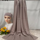 110colors Modal Hijab with Modal Undercap Set Basic Stretchy Pullover Headscarf Thin Breathable Sunscreen Head Wrap Hijabs Scarf