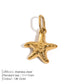 EMANCO Fashion Marine Animals Charms Shell Fish Tail Hippocampus Japonicus Stainless Steel Pendants for Jewelry Making Bulk