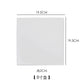 Pure White Square Bone China Steak Plate Western Plate European Creative Simple Household Flat Plate Ceramic Main Dish Tableware