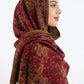 A ladies' paisley cashew jacquard Bohemian style long tassel windproof shawl scarf suitable for daily travel, photography, and w