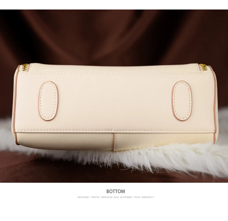 FOXER Split Leather Women Shoulder Bag Elegant Handbag 2025 Autumn Winter Female Large Tote Bag Luxury Design Crossbody Purse