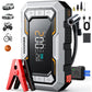150PSI Air Pump Car Battery Emergency Boosters ,7000A/1500A PEAK Car Jump Starter Power Bank ,Portable Starting Device Car Starter New,Cars with USB Ports And LED Flashlight, 26800mAh/21800mAh Portable Car Jump Starter, Batte