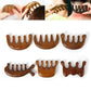 Wide Tooth Gua Sha Massage Comb Facial Massager for Head Face Scalp And Body - Guasha Scraping Tool