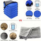 1/2/3/6/10pcs 30X60cm Microfiber Car Cleaning Towels Soft Quick Drying for Windows Mirrors Wiping Rags Double Layer Wash Cloth