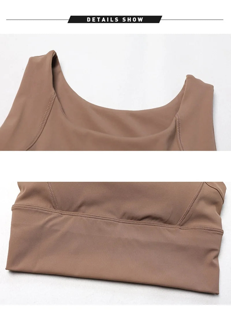 Cloud Hide High Impact Sports Bra Women Yoga Crop Top Home Fitness Workout Underwear Dancing Vest Plus Size Running Bike Shirt