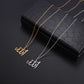 Classic Lucky Arabian God Allah Pendant Stainless Steel Necklace Ladies Islamic Muslim Charm Amulet Jewelry Gift Wholesale