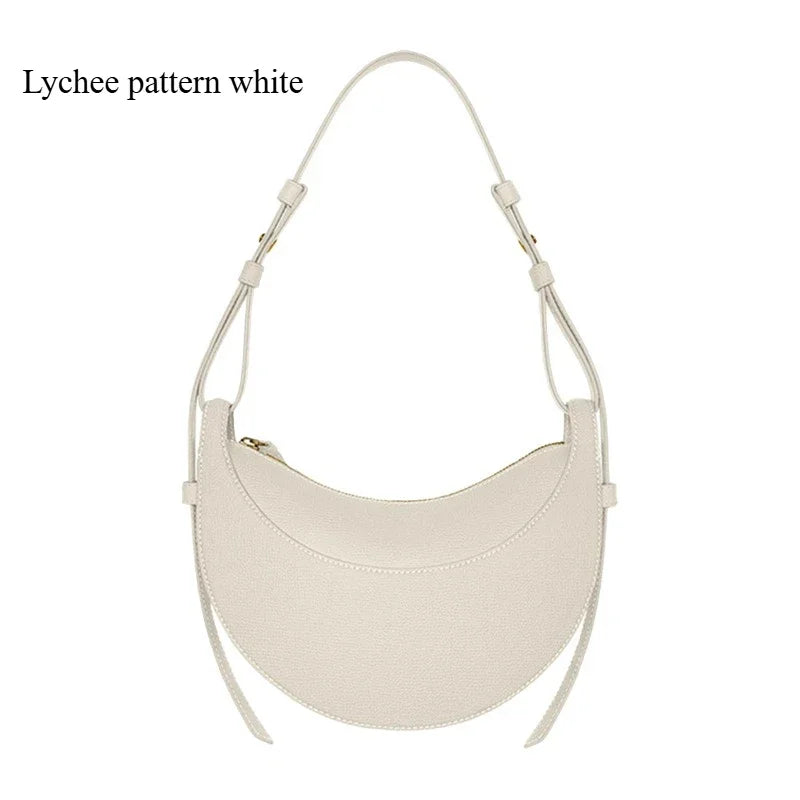 2025 Fashion Women's Bag High quality niche design Saddle bag Single shoulder crossbody bag Underarm bag