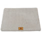 3D Foam Pet Bed With Removable Washable Faux Fur Cover Orthopedic Waterproof Dog Bed For Crate Anti-Slip Bottom Dog Bed