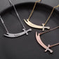 304L Personalized Name  Necklace for Women Custom Arabic Nameplate Gold Pendant Stainless Steel Jewelry Collier AYATUL KURSI