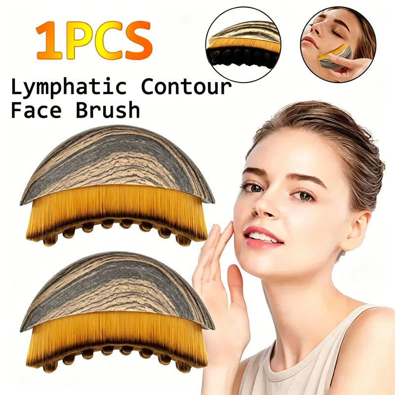 Lymphatic Contour Face Brush | Facial Massage Tool
