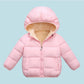 Winter Baby Kids Fleece Jacket For Children Cartoon Coats Autumn Boys Warm Hooded Down Jackets Girls Plush Warm Outerwear