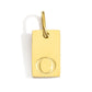 Polished Stainless Steel Square Gold Color Pendant Hang 26 Letters DIY Bracelet Pet Collar Necklace Jewelry Making