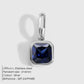 EMANCO Stainless Steel Classic Octagon Birthstone Charms 14K Gold Plated Pendant For DIY Jewelry Making Necklace