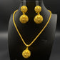 Dubai Ball 24k Gold Plated Jewelry Sets for Women Indian Bridal Costume Necklace Earrings Sets Nigerian Wedding Party Gifts