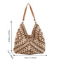 New Summer Straw Crochet Bag Leisure Vacation Weave Shoulder Bag Casual Beach Women's Handbags Ladies/Girls